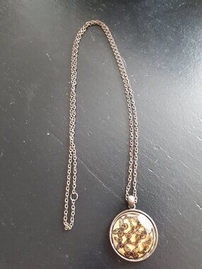Necklace - Antiqued with Butterflies